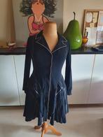 Zgan! Prachtig zwart jasje, travelstof van Cassiopee maat L!, Verzenden, Zwart, Maat 42/44 (L), Zo goed als nieuw