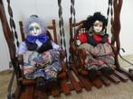 Schommelstoel met 2 popjes, Ophalen, Gebruikt, Pop