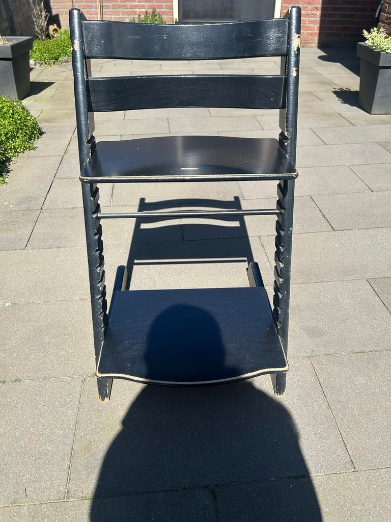 Zwarte Kinderstoel - Gebruikt, zonder beugel, Ophalen, Gebruikt, Meegroeistoel