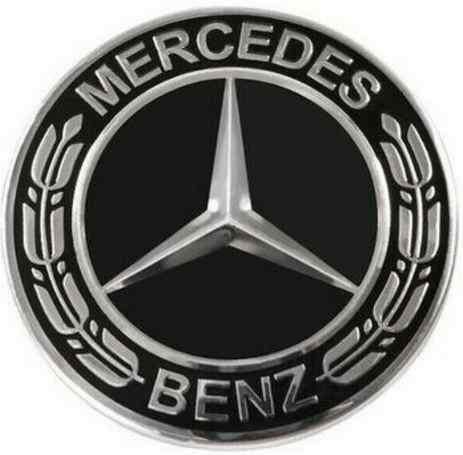 Mercedes naafdop sticker #1, Verzenden