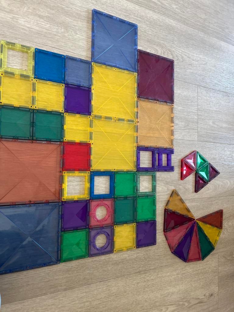 45 stuks Connetix magnetisch constructiespeelgoed, Ophalen of Verzenden, Gebruikt, Overige merken