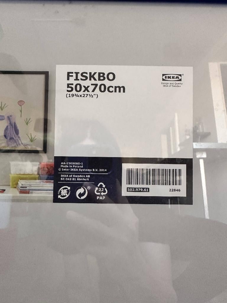 Twee ikea posterlijsten 50x70 cm, Huis en Inrichting, Woonaccessoires | Lijsten, Ophalen, 50 tot 75 cm, Zo goed als nieuw, Minder dan 50 cm