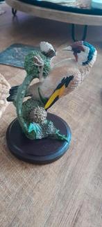 4 x mooie beeldjes VOGELS van Vogelwereld-collectie, Ophalen of Verzenden, Zo goed als nieuw, Vogel, Beeldje of Figuurtje