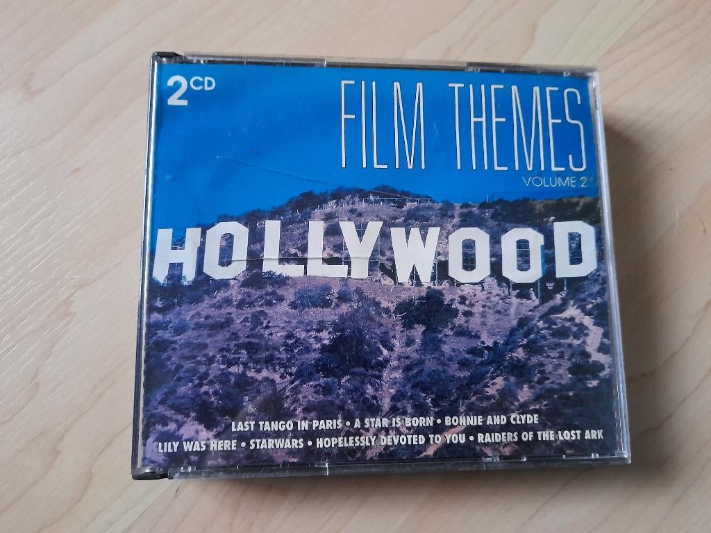 2 CD FILM THEMES HOLLYWOOD, Ophalen of Verzenden, Zo goed als nieuw
