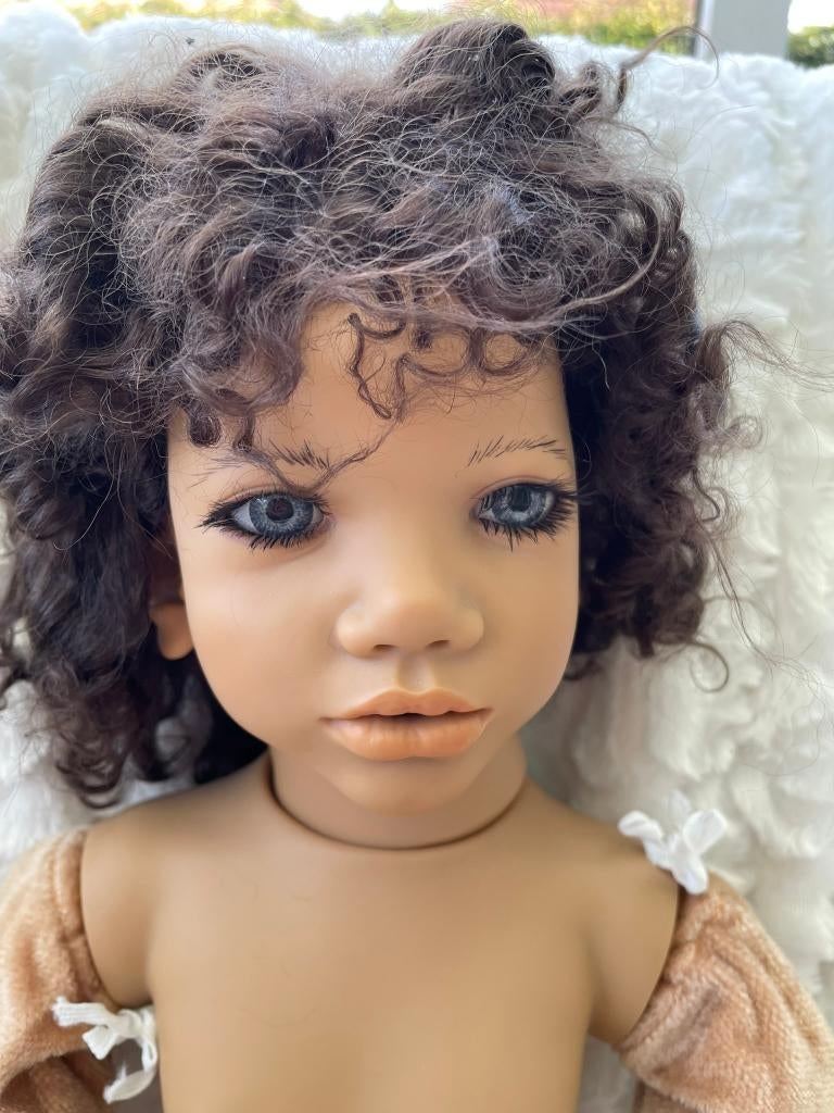 Annette Himstedt Minou, ong 80cm., Verzamelen, Poppen, Ophalen of Verzenden, Gebruikt, Pop, Levensecht of Reborn