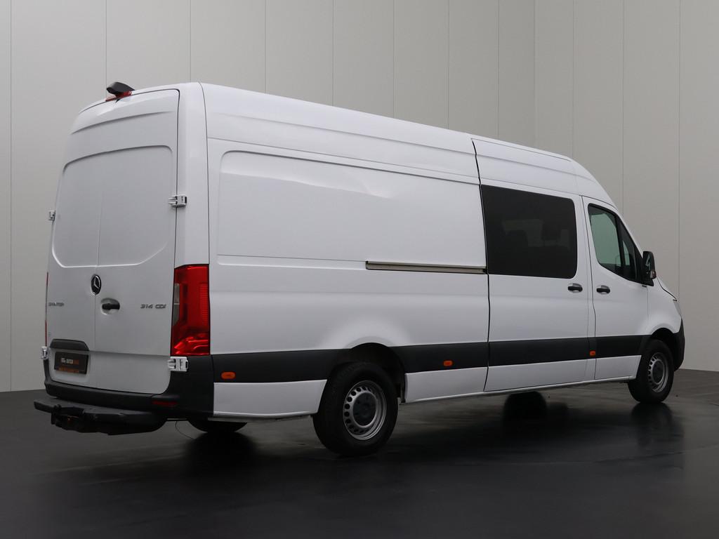 Mercedes-Benz Sprinter Dubbele Cabine 6-Persoons L3H2 Maxi |, Gebruikt, 143 pk, 2000 kg, Wit