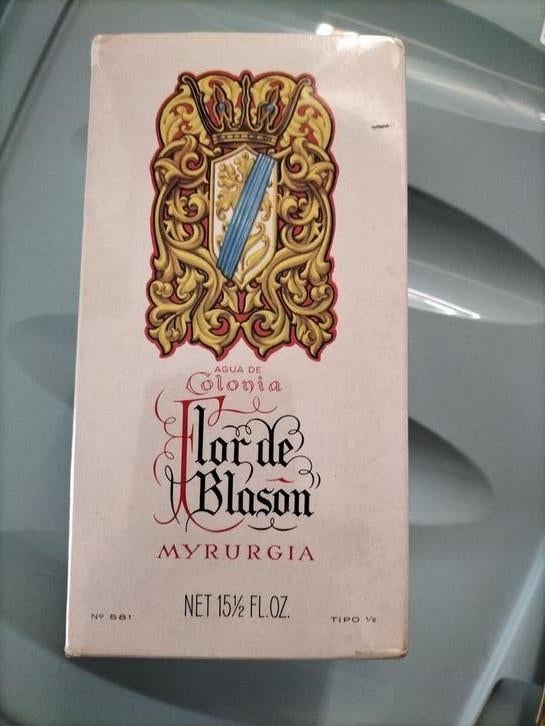Vintage Agua de Colonia Flor de Blason Myrugia 15 1/2 FL.OZ., Ophalen of Verzenden, Nieuw