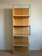 Ikea Boekenkast - Bamboe met Kleurrijke Details, Ophalen, Met plank(en), Minder dan 50 cm, Gebruikt