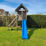 Houten klimtoestel met glijbaan, Ophalen, Gebruikt, Klimwand