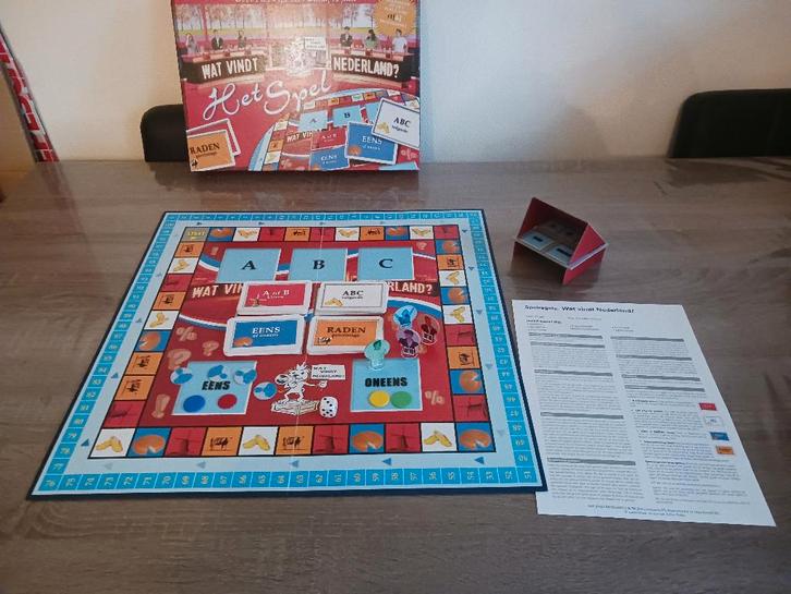 Wat Vindt Nederland, Hobby en Vrije tijd, Gezelschapsspellen | Bordspellen, Nieuw, Een of twee spelers, Drie of vier spelers, Vijf spelers of meer