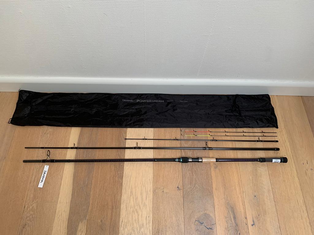 Nieuwe Daiwa Powermesh feederhengel, 3.90m & 150 gr, Werphengel, Daiwa, Nieuw, Ophalen of Verzenden