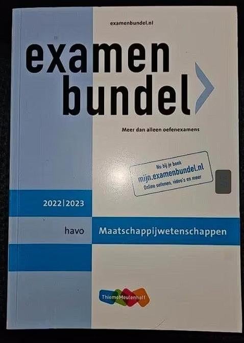 examenbundel maatschappijwetenschappen, Boeken, Schoolboeken, Overige vakken, Ophalen of Verzenden, Zo goed als nieuw, HAVO