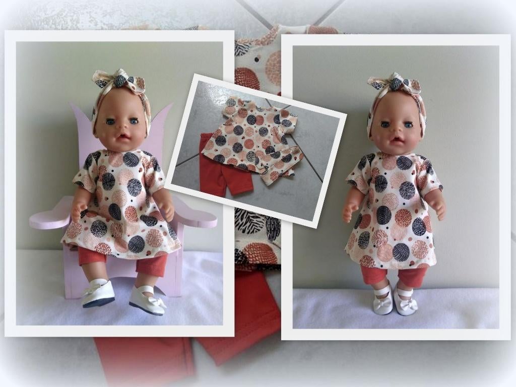 Poppenkleertjes kleertjes voor een baby pop van 43 cm no 149, Kinderen en Baby's, Speelgoed | Poppen, Ophalen of Verzenden, Nieuw