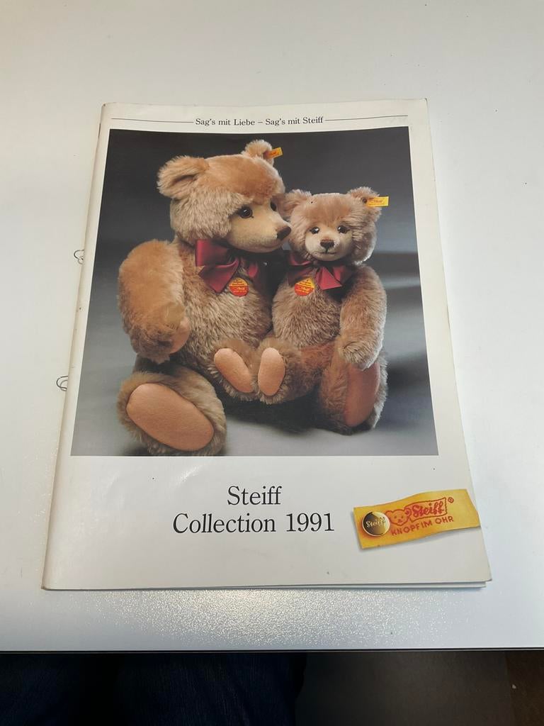 Steiff Collection 1991, boekje met 107 blz, A4 formaat., Ophalen of Verzenden, Gebruikt, Overige typen, Steiff