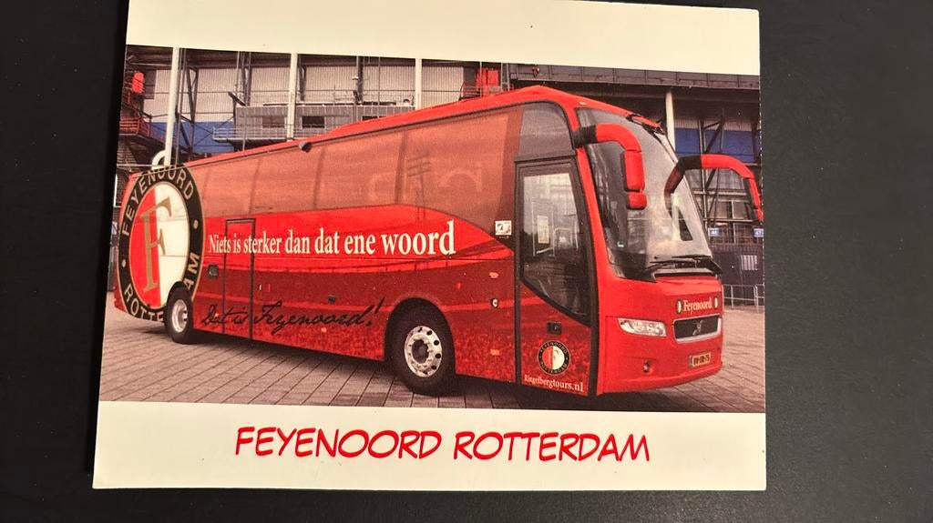Feyenoord Rotterdam SPELERSBUS, Verzamelen, Verzenden, Zo goed als nieuw, Feyenoord, Spelerskaart
