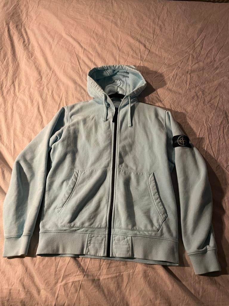Stone Island vest lichtblauw, Ophalen of Verzenden, Gedragen, Maat 52/54 (L), Blauw