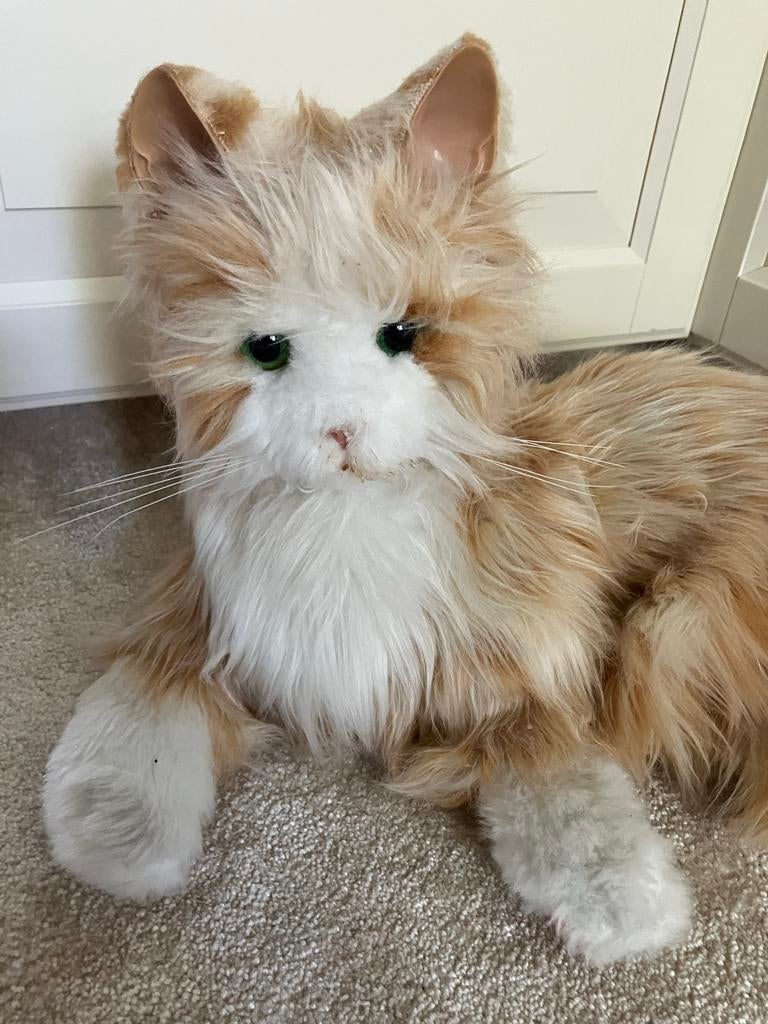 Interactieve robot kat - hulp bij Alzheimer/ dementie, Oranje, Overige merken, Overige karakters, Ophalen of Verzenden