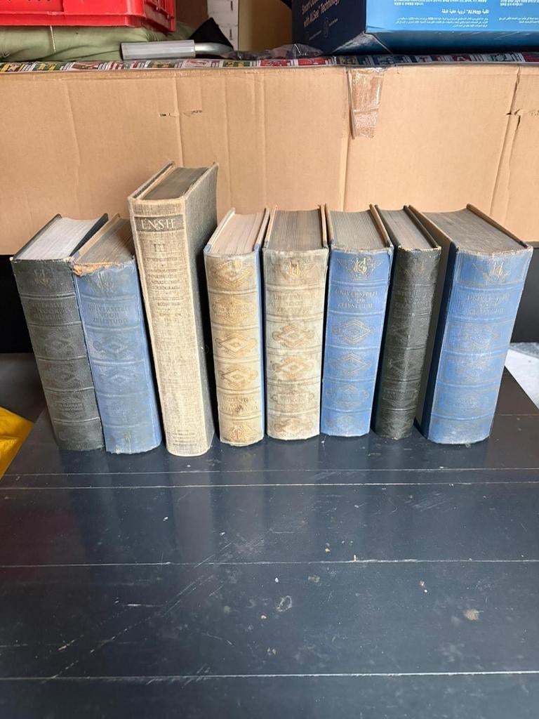 Universitaire boeken uit 1947 voor zelfstudie, Ophalen of Verzenden