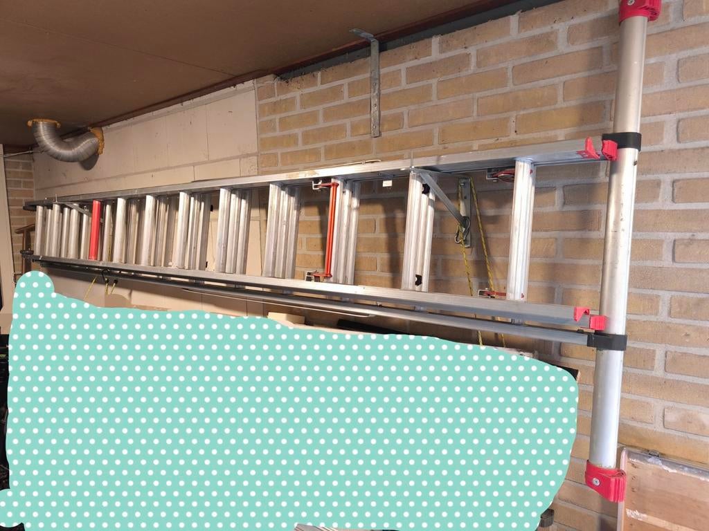 Altrex All Round Reformladder , 3 x 12, Ophalen, Gebruikt, Ladder, Opvouwbaar of Inschuifbaar