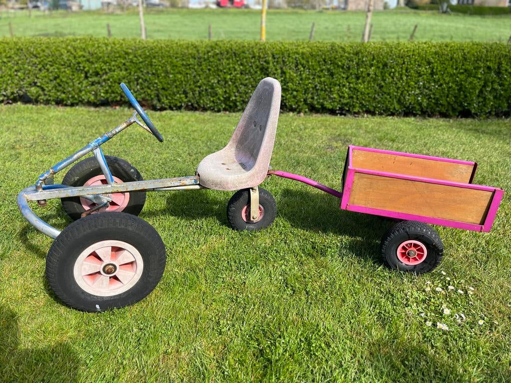 3 wieler Skelter met aanhanger, Kinderen en Baby's, Speelgoed | Buiten | Skelters, Ophalen of Verzenden, Gebruikt, Overige merken