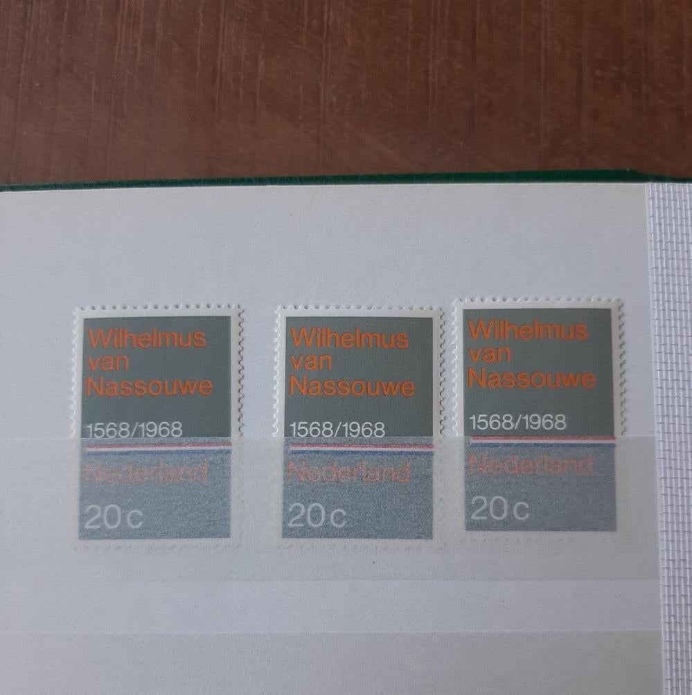 Nederland 1968, Wilhelmus, Postzegels en Munten, Postzegels | Nederland, Ophalen of Verzenden, Na 1940, Postfris