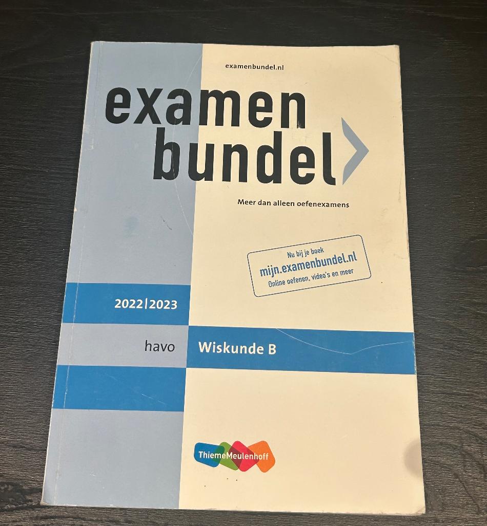 Wiskunde B Examenbundel HAVO, Boeken, Wiskunde A, Ophalen of Verzenden, Zo goed als nieuw, HAVO