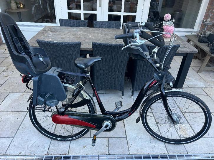 Sparta Amazone, Fietsen en Brommers, Fietsen | Dames | Moederfietsen, Zo goed als nieuw, Sparta, 50 tot 53 cm, 2 zitjes, Versnellingen