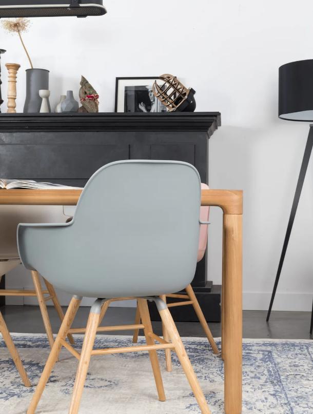 Zuiver Albert Kuip eetkamerstoel (1), Huis en Inrichting, Stoelen, Ophalen, Gebruikt, Grijs, Eén