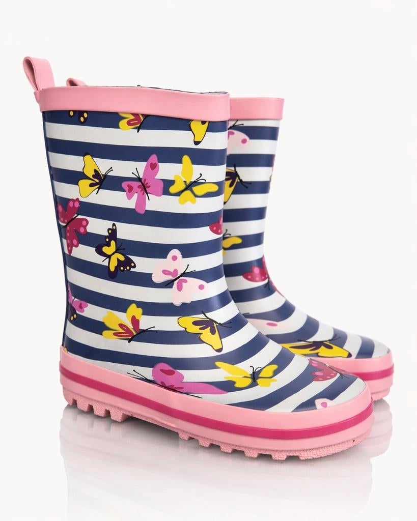 Partij kinderschoenene rubberen Gevavi regenlaarzen vlinder, Kinderen en Baby's, Kinderkleding | Schoenen en Sokken, Nieuw, Laarzen