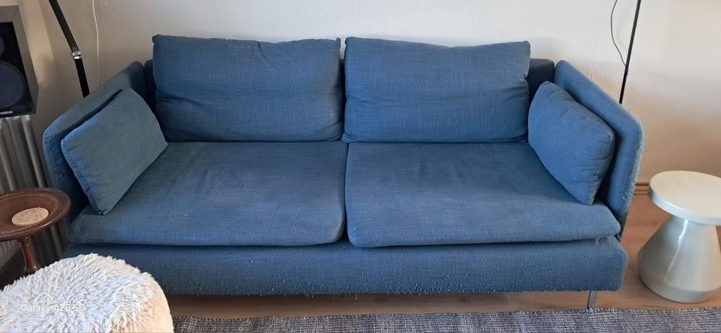 Gratis Ikea bank, hoezen vervangbaar, Soderhamn, Huis en Inrichting, Banken | Bankstellen, Ophalen, Gebruikt, Driepersoons, 75 tot 100 cm