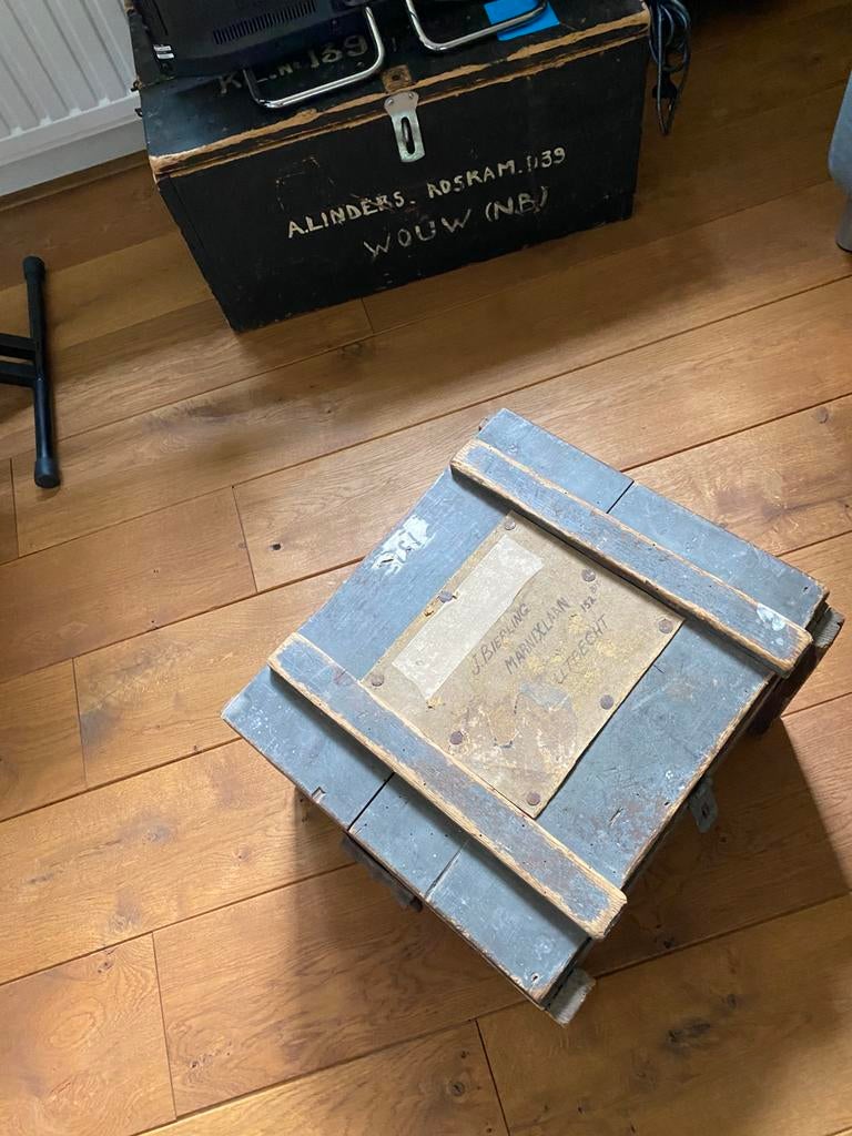 Legerkist klein, Minder dan 50 cm, Gebruikt, Minder dan 50 cm, Ophalen of Verzenden