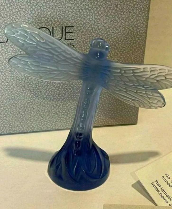 Lalique Libellule (libel), Antiek en Kunst, Antiek | Glas en Kristal, Ophalen of Verzenden