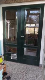 Oude buitendeuren dubbel glas HR++, Ophalen, Gebruikt, 120 cm of meer, Buitendeur