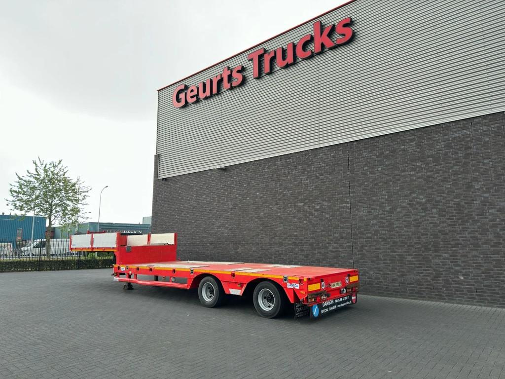 DANSON HLB45 2-AXEL EXTENDABLE SEMI DIEPLADER/TIEFLADER/LOWL, Auto's, Vrachtwagens, Overige brandstoffen, Bedrijf, Aanhangers en Opleggers