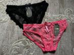 Twee sexy slipjes, rood en zwart, M, nieuw met kaartjes, Ophalen of Verzenden, Zwart, Slip