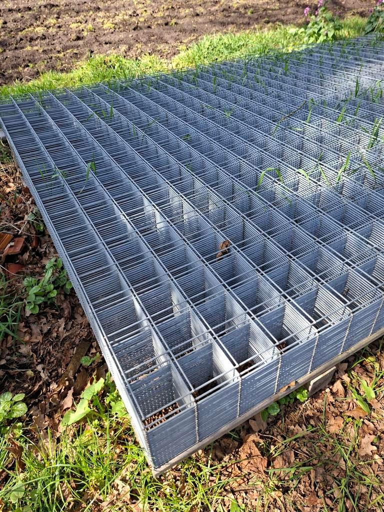 Staalmatten 2x3m, maas 100x100x4mm thermisch verzinkt, Doe-het-zelf en Verbouw, Hang- en Sluitwerk, Ophalen, Nieuw, Overige typen
