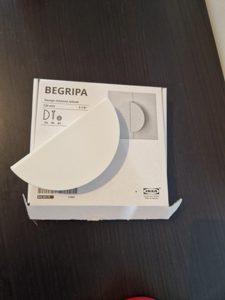 IKEA BEGRIPA Handgreep Wit - 1 stuk, Ophalen of Verzenden, Nieuw