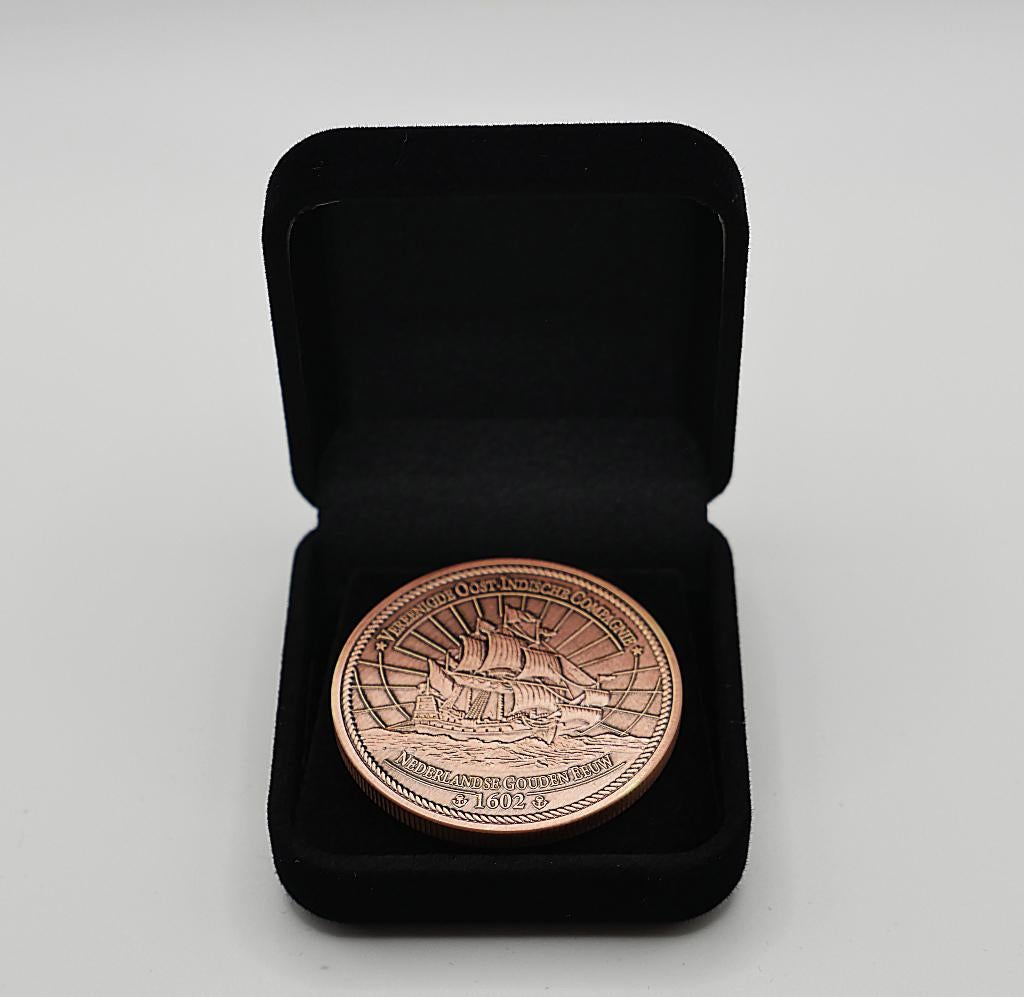 Koperen VOC munt 1 ounce – beperkte oplage, Ophalen of Verzenden, Koper