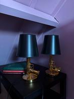 2 unieke tafellampen in de vorm van een pistool, Ophalen, Gebruikt, Metaal, Minder dan 50 cm