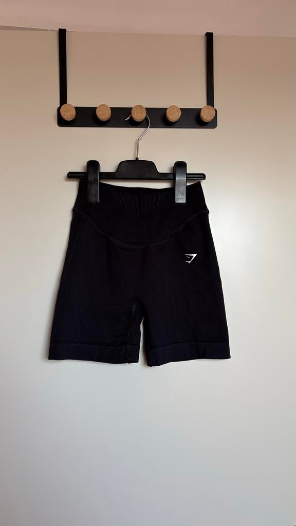 Gymshark sportshorts dames XS zwart, Kleding | Dames, Sportkleding, Zwart, Ophalen of Verzenden, Maat 34 (XS) of kleiner, Fitness of Aerobics