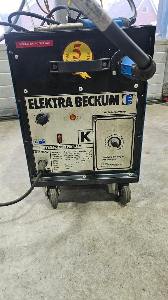 elektra beckum 170/30 tl turbo lasapparaat, Doe-het-zelf en Verbouw, Gereedschap | Lasapparaten, Gebruikt, Co2, 150 tot 250 ampère