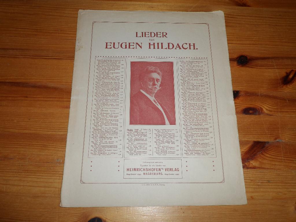 Eugen hildach, Zang, Gebruikt, Ophalen of Verzenden, Artiest of Componist