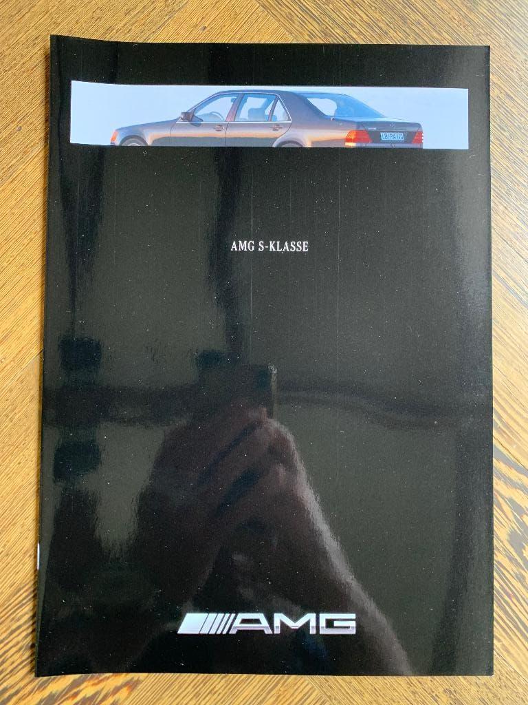 Brochure Mercedes-Benz AMG S-klasse W140 1991 nieuw!, Nieuw, Mercedes-Benz, Mercedes, Ophalen of Verzenden