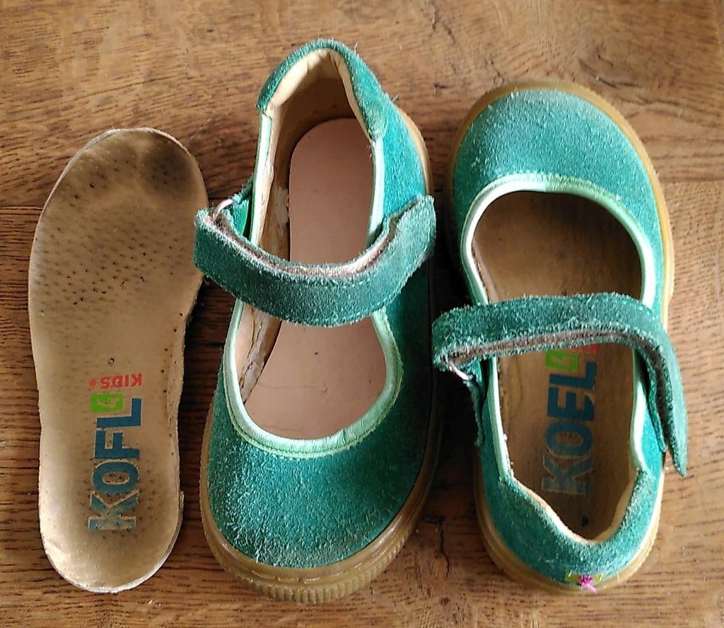 Groene Ballerina's maat 24 - Kofl 4 kids, Kinderen en Baby's, Kinderkleding | Schoenen en Sokken, Ophalen, Gebruikt, Meisje, Kofl 4 kids