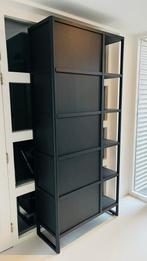 Zwarte designerkast - NovaStyl collectie, Ophalen, Gebruikt, 200 cm of meer, Eikenhout