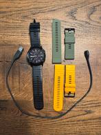 Garmin Fenix 6X Pro GPS Smartwatch met extra bandjes, Afstand, Zwart, Ophalen of Verzenden, Zo goed als nieuw