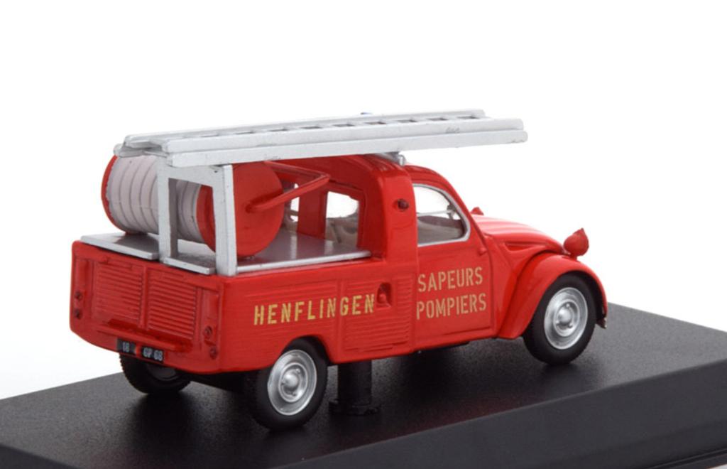 Citroen 2CV Brandweer ladder Pick up 1963 NOREV 156076, Verzenden, Nieuw, Auto, Norev