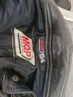 Leren veterbroek heren., Ophalen of Verzenden, Tweedehands, Heren, Broek | leer