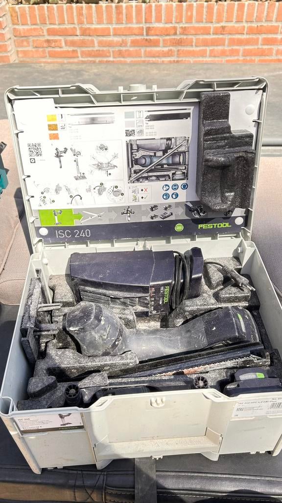 Festool ISC 240 zaagmachine, Ophalen of Verzenden, Zo goed als nieuw, 1200 watt of meer