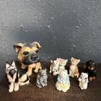 set diverse beeldjes van honden en katten, Ophalen of Verzenden, Zo goed als nieuw, Dier